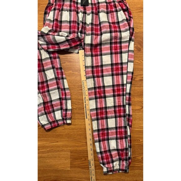 Victoria's Secret Women's Flannel Pajama Pants Plaid Size Medium Pink Buffalo - Picture 6 of 7